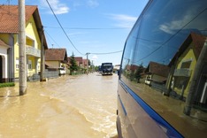 Überflutung in Orasje
